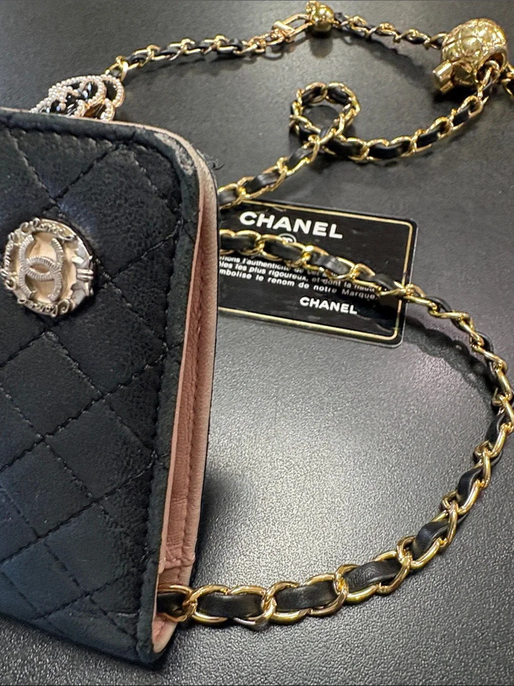 CHANEL Black Quilted Lambskin Long Wallet - Picture 14 of 16